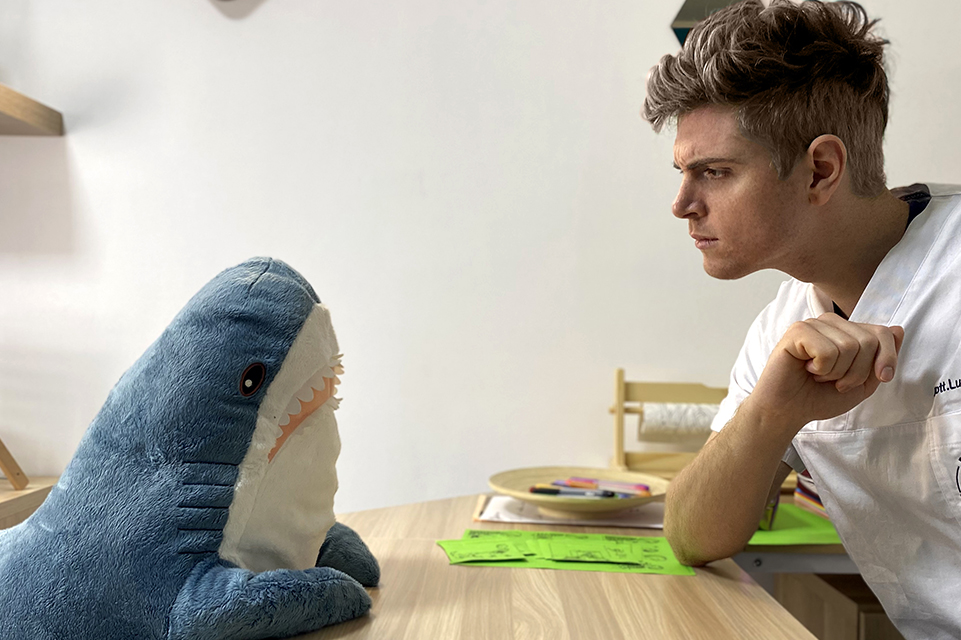 Sessione di logopedia in corso